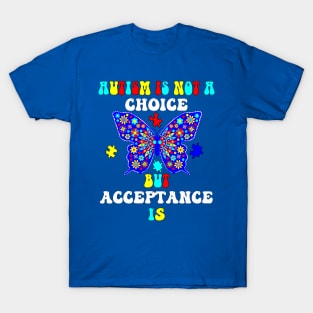 Autism Awareness & Acceptance Support T-Shirt